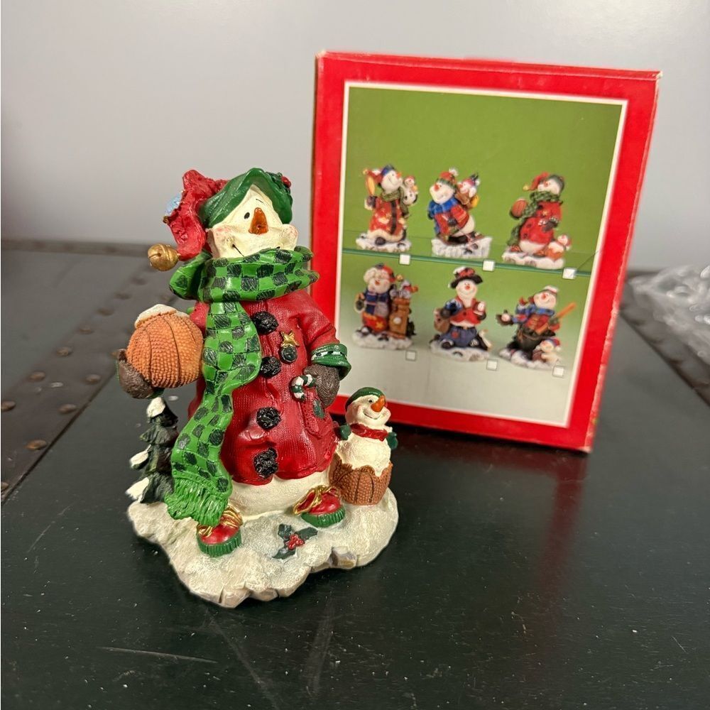 1999 All Star Snowman Basketball Figurine